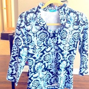 J McLaughlin Durham Ruffle Top! Size XS